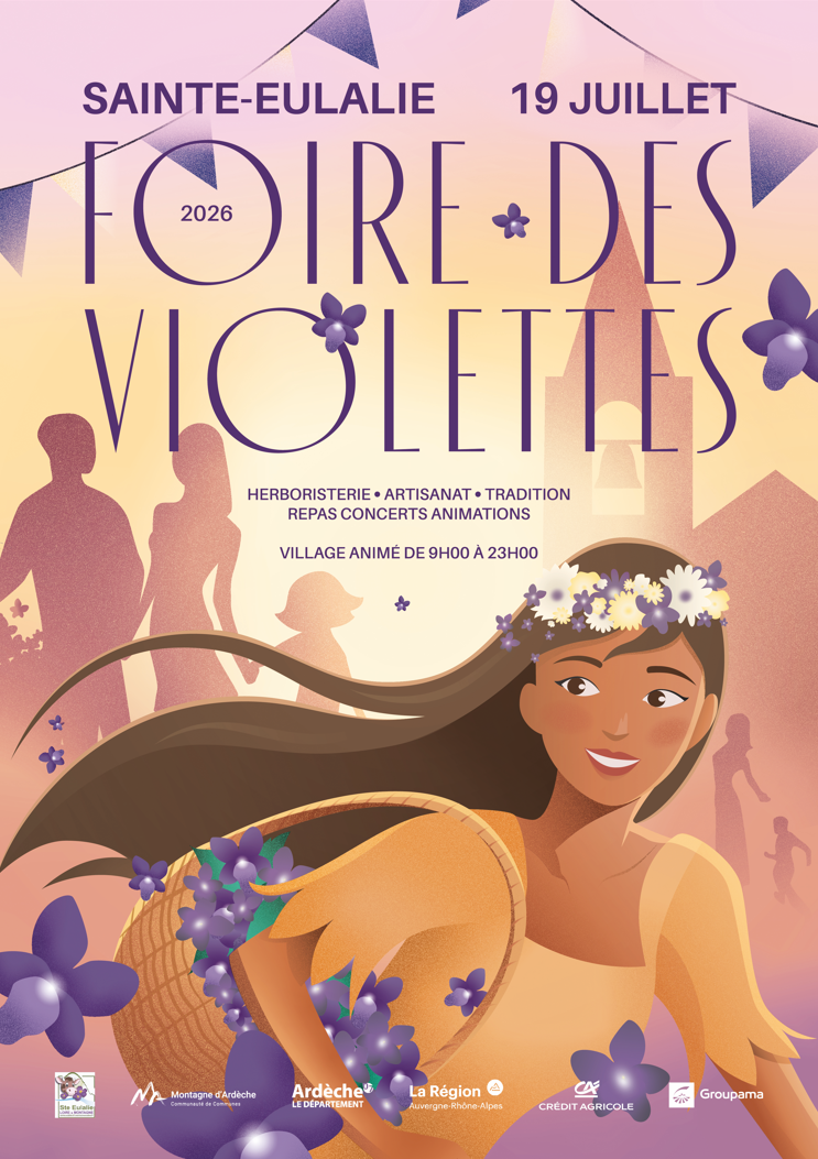 Affiche Foire des Violettes 2026