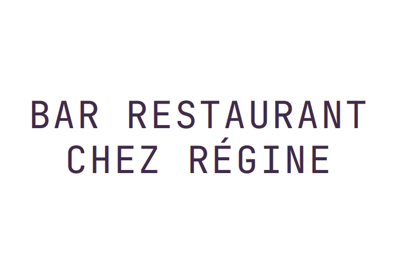 Bar restaurant chez Régine